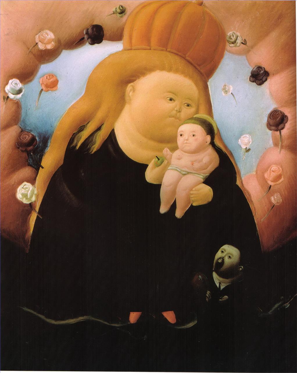 Notre Dame de New York Fernando Botero Ölgemälde